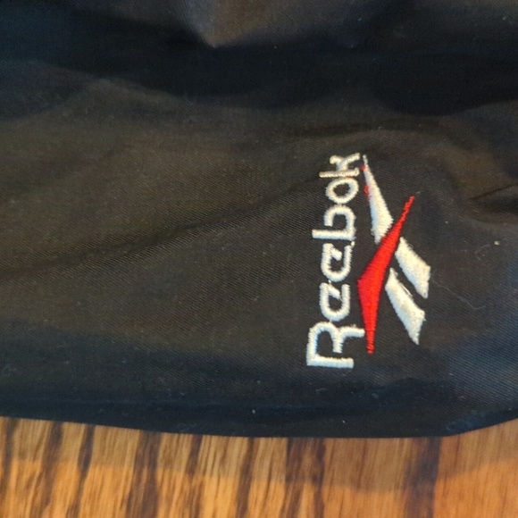 Vtg. NBA By Reebok Black Blazers Rare Pullover V Neck Lined Fleece Jacket Sz XL - Picture 7 of 11